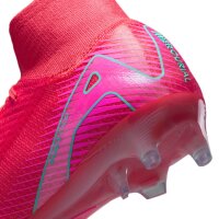Nike Mercurial Air Zoom Superfly 10 Elite AG Kunstrasenschuh rot/türkis 44