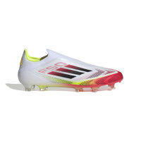 adidas F50 Elite Laceless FG Fußballschuh weiß/rot 44 2/3