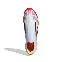 adidas F50 Elite Laceless FG Fußballschuh weiß/rot 44 2/3