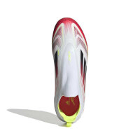 adidas F50 Elite Laceless FG Kinderfußballschuh weiß/rot