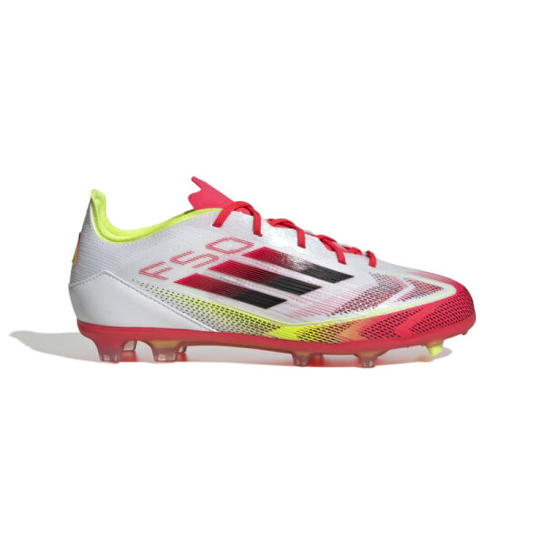 adidas F50 Elite FG Kinderfußballschuh weiß/rot 35 1/2