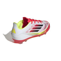 adidas F50 Elite FG Kinderfußballschuh weiß/rot 35 1/2