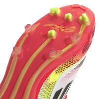 adidas F50 Elite FG Kinderfußballschuh weiß/rot 38