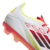 adidas F50 Elite FG Kinderfußballschuh weiß/rot 38 2/3