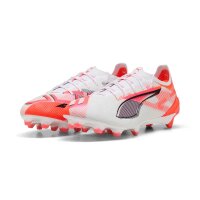 Puma Ultra 5 Ultimate FG/AG Fußballschuh weiß/rot 44