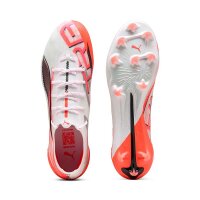 Puma Ultra 5 Ultimate FG/AG Fußballschuh weiß/rot 44