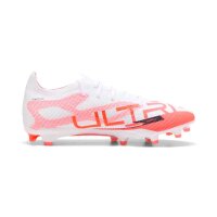 Puma Ultra 5 Pro FG/AG Fußballschuh weiß/rot 40,5