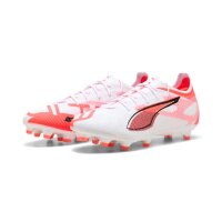 Puma Ultra 5 Pro FG/AG Fußballschuh weiß/rot 43