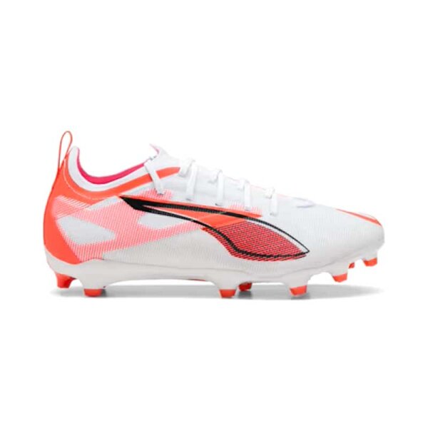 Puma Ultra 5 Pro FG/AG Kinderfußballschuh weiß/rot