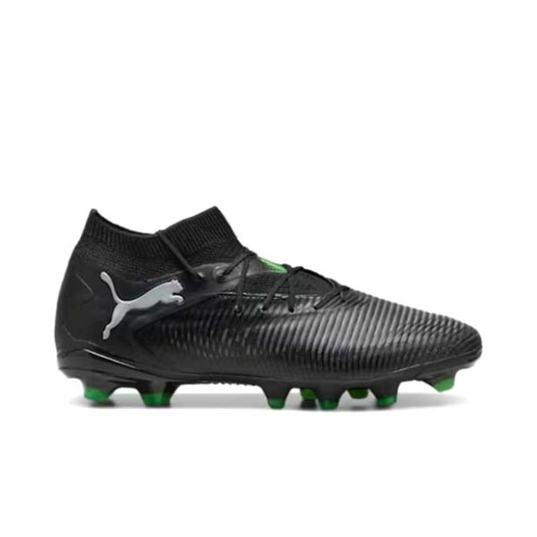 Puma Future 8 Pro FG/AG Fußballschuh schwarz/silber 42,5
