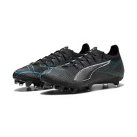 Puma Ultra 5 Pro FG/AG Fußballschuh schwarz/silber 42,5