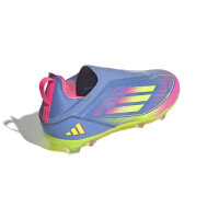 adidas F50 Elite Laceless FG Kinderfußballschuh blau/pink 35 1/2