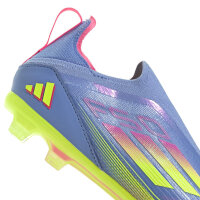 adidas F50 Elite Laceless FG Kinderfußballschuh blau/pink 36 2/3