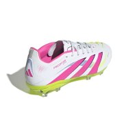 adidas Predator Elite FG Kinderfußballschuh weiß/pink