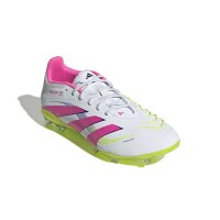 adidas Predator Elite FG Kinderfußballschuh weiß/pink 35