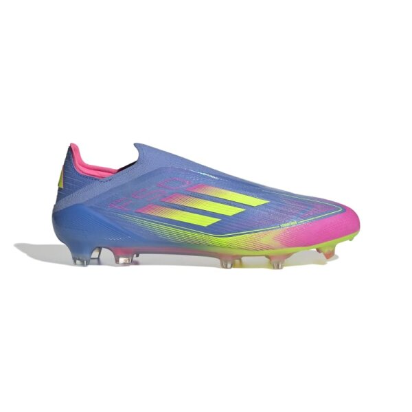adidas F50 Elite Laceless FG Fußballschuh blau/pink 44 2/3