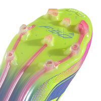adidas F50 Elite Laceless FG Fußballschuh blau/pink 44 2/3