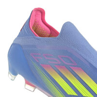 adidas F50 Elite Laceless FG Fußballschuh blau/pink 44 2/3