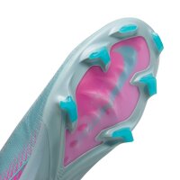 Nike Mercurial Air Zoom Superfly 10 Elite FG Fußballschuh hellblau/pink