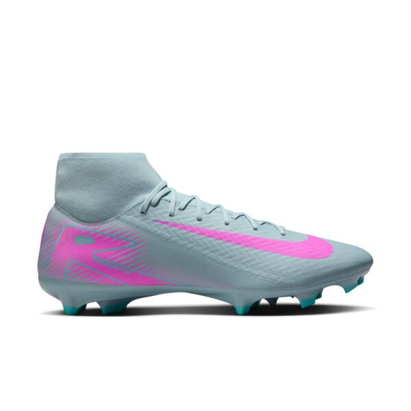Nike Mercurial Air Zoom Superfly 10 Academy FG Fußballschuh hellblau/pink 42,5