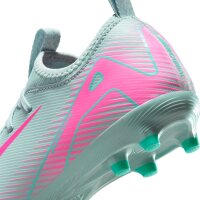 Nike Mercurial Air Zoom Vapor 16 Academy MG Kinderfußballschuh hellblau/pink