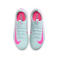 Nike Mercurial Air Zoom Vapor 16 Academy MG Kinderfußballschuh hellblau/pink 36