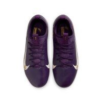 Nike Mercurial Air Zoom Vapor 16 Academy Mbappe FG Kinderfußballschuh violett/gold