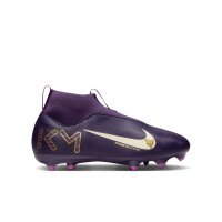 Nike Mercurial Air Zoom Superfly 10 Academy Mbappe FG Kinderfußballschuh violett/gold 36