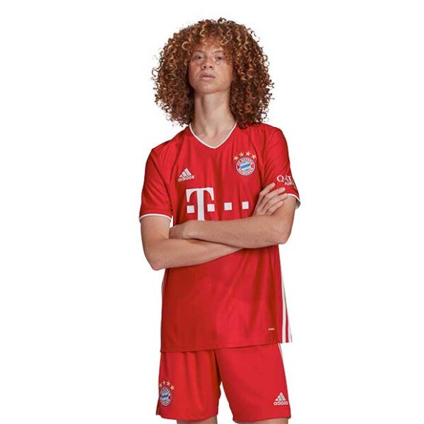 adidas FC Bayern München Heimtrikot 2020/2021 rot/weiß