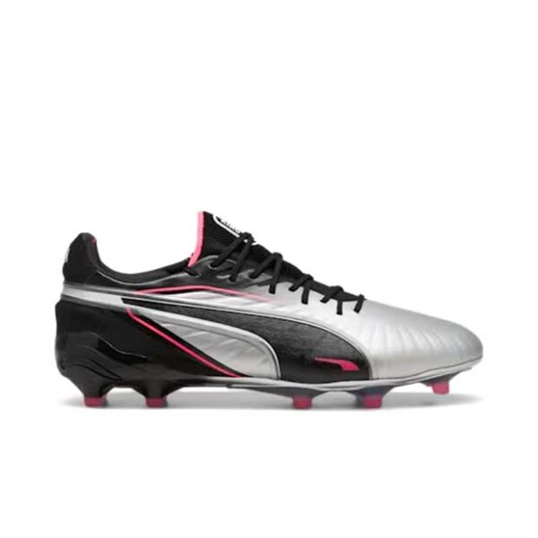 Puma King Ultimate FG/AG Fußballschuh silber/schwarz