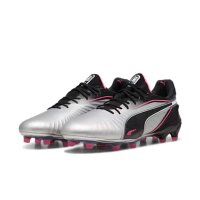 Puma King Ultimate FG/AG Fußballschuh silber/schwarz