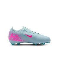 Nike Mercurial Air Zoom Vapor 16 Pro FG Kinderfußballschuh hellblau/pink 38