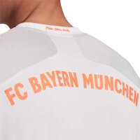 adidas FC Bayern München Auswärtstrikot 2020/2021 grau/weiß