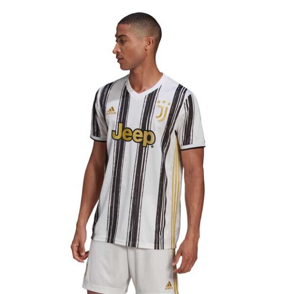 adidas FC Juventus Turin Heimtrikot 2020/2021 weiß/schwarz