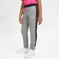 Nike Kylian Mbappe Hybrid Fleece Hose Kinder grau/schwarz