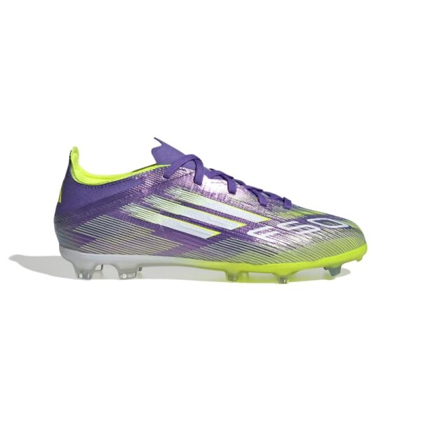 adidas F50 Elite FG Kinderfußballschuh violett/neongelb