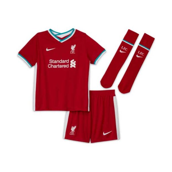 Nike FC Liverpool Trikot-Set 2020/2021 Kinder rot