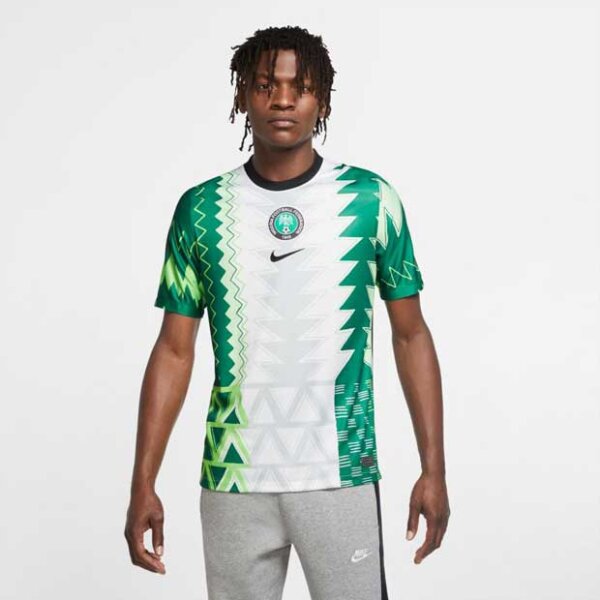 Nike NFF Nigeria Stadium Home Trikot 2020 weiß/grün