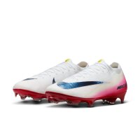 Nike Mercurial Air Zoom Vapor 16 Elite LV8 FG Fußballschuh weiß/rot