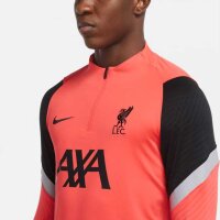 Nike FC Liverpool Strike Langarm-Fußballoberteil rot/schwarz
