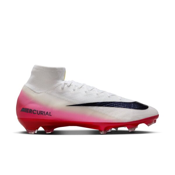 Nike Mercurial Air Zoom Superfly 10 Elite LV8 FG Fußballschuh weiß/rot