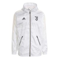 adidas FC Juventus Turin Windbreaker weiß/grau