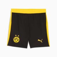 Puma BVB Heimshorts Replica 2025/26 Kinder schwarz/gelb