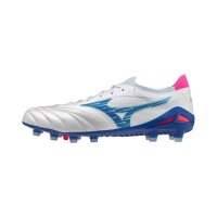 Mizuno Morelia Neo IV Beta Elite FG Fußballschuh weiß/blau