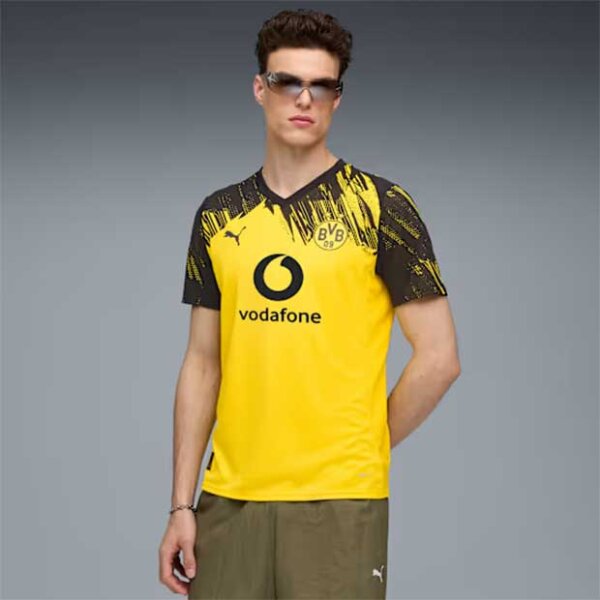 Puma BVB Heimtrikot Replica 2025/26 gelb/schwarz
