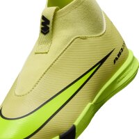 Nike Mercurial Air Zoom Superfly 10 Academy IC Kinderhallenschuh neongelb/schwarz
