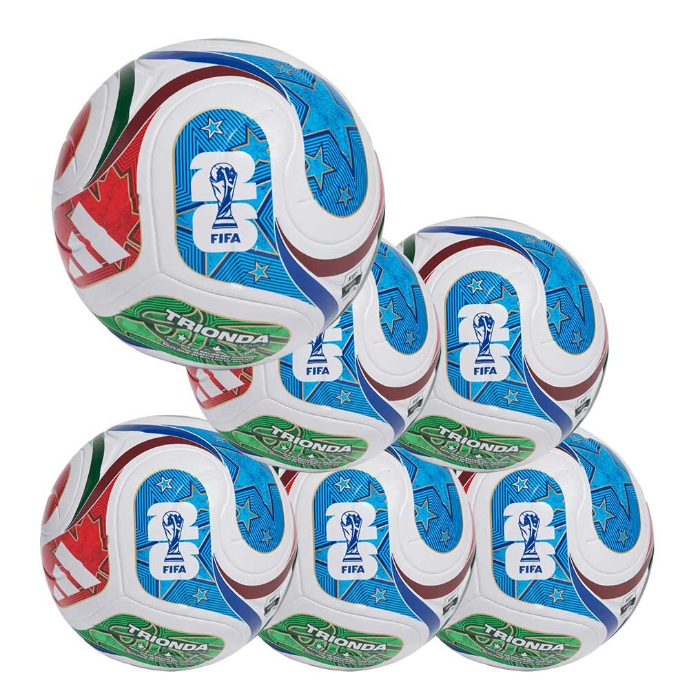 Adidas World Cup 26 Trionda League 6er Pack Trainingsball Wei 