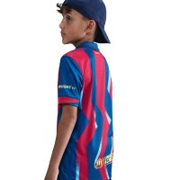 Nike FC Barcelona Stadium 4th Trikot 2025/26 Kinder blau/rot