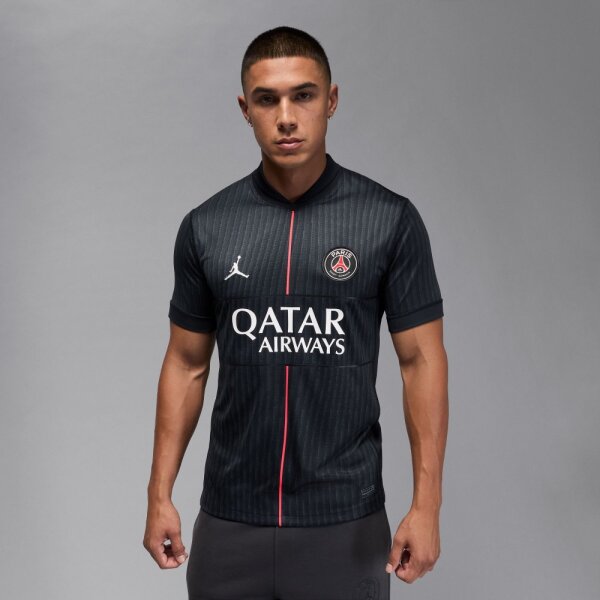Nike Paris St. Germain Stadium 4th Trikot 2025/26 grau/rot