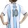 adidas Argentinien Messi 10 Heimtrikot 2026 Kinder weiß/blau